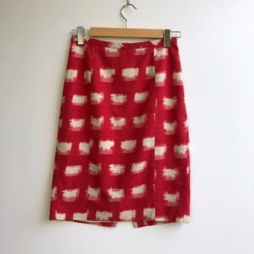 Corey Lynn Calter Ackee Red Pencil Skirt